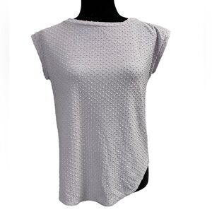 WILFRED Aritzia Swiss Dot Vent Shirt - Tonal